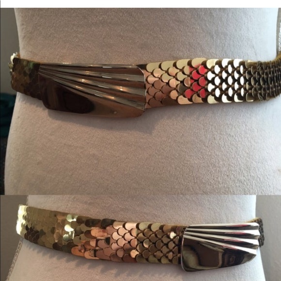 Accessories Gold Fish Scale Belt Poshmark